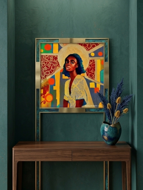 Other - Azure Echoes / Oil Painting On Canvas